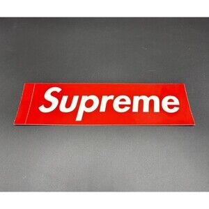 Supreme Box Logo Sticker Red 100% Authentic Brand New / Fast Shipping ✉️